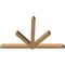Ekena Millwork Kennewick Timber Gable Bracket, Western Red Cedar, 108"W x 68"H x 5 1/2"D x 5 1/2"F, 15/12 Pitch GBW108X68X0606KEN00SWR - alternate 4